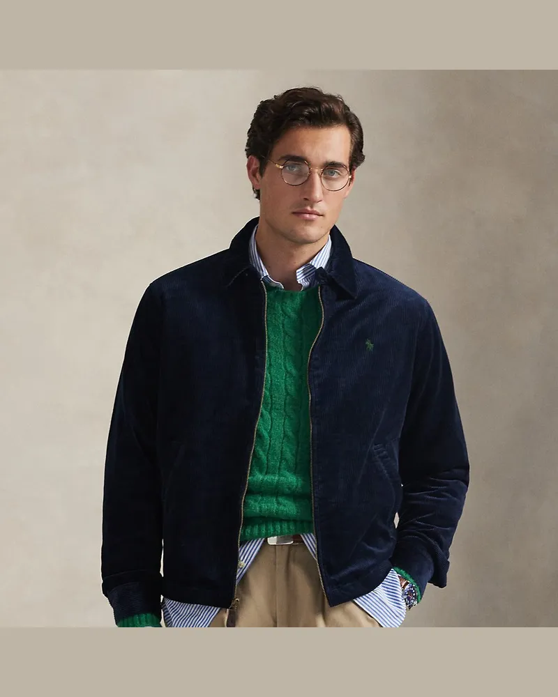 Ralph Lauren Die Jacke Wynton aus Kordsamt Blue