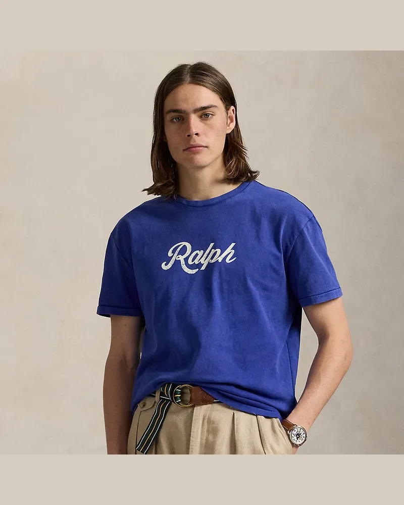 Ralph Lauren Das Logo-T-Shirt  Ralph Lauren Blue