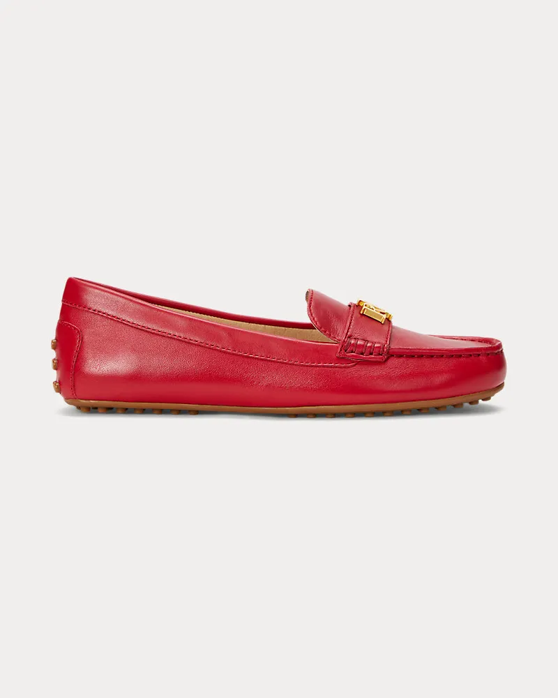 Ralph Lauren Loafer Barnsbury aus Nappaleder Red