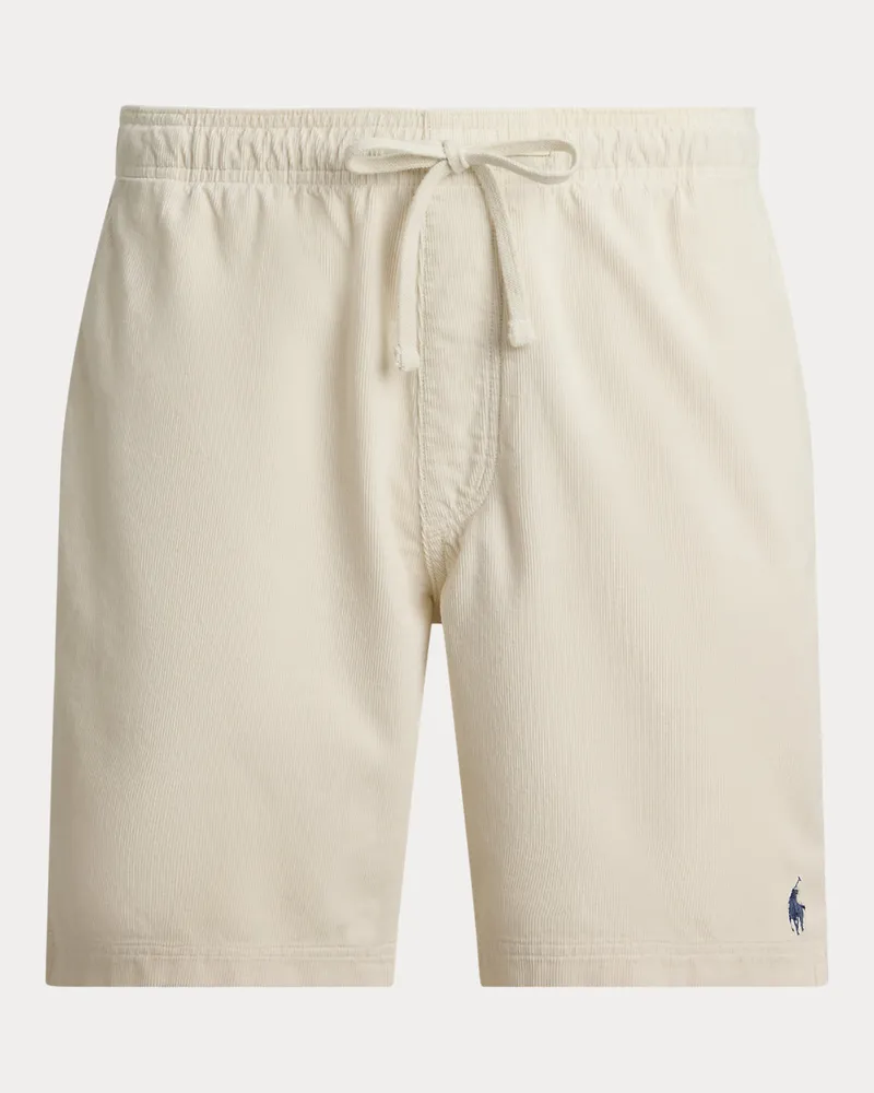 Ralph Lauren Classic-Fit Shorts aus Kordsamt Cream