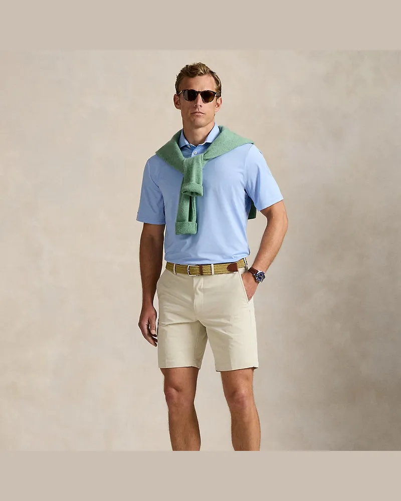Ralph Lauren Tailored-Fit Performance-Shorts Cream