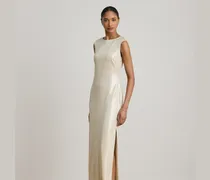 Abendkleid aus Metallic-Jersey