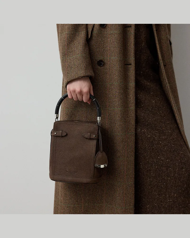 Ralph Lauren Kleine Beuteltasche  Ralph Lauren aus Nubukleder Brown