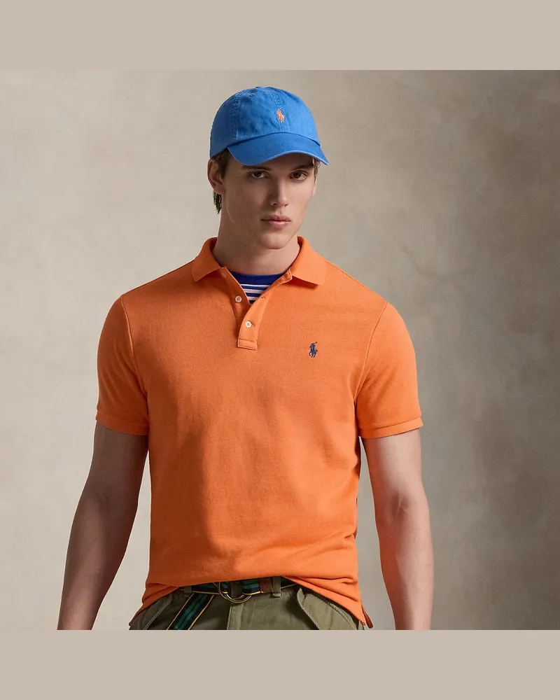 Ralph Lauren Poloshirt aus French-Terry Orange