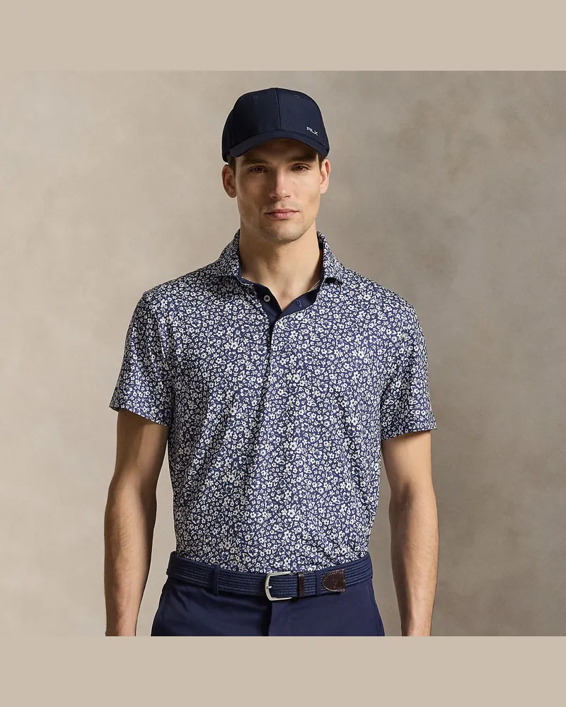 Ralph Lauren Tailored-Fit Performance-Poloshirt Blue