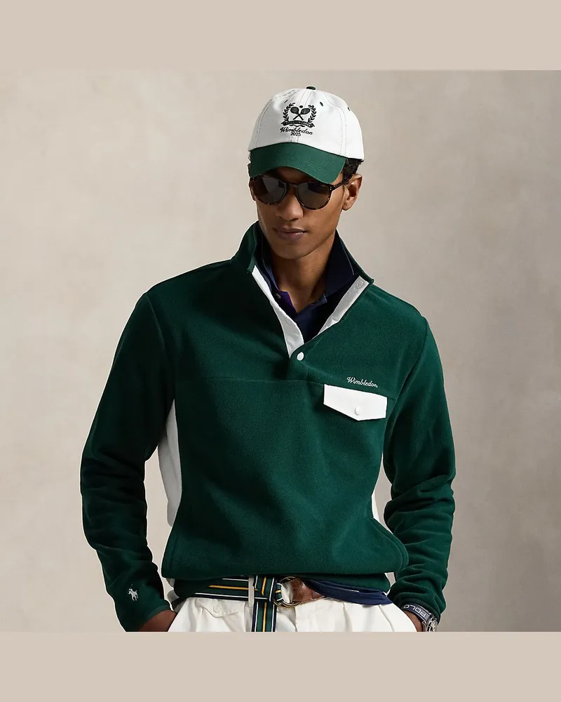 Ralph Lauren Pullover Wimbledon aus Fleece Green
