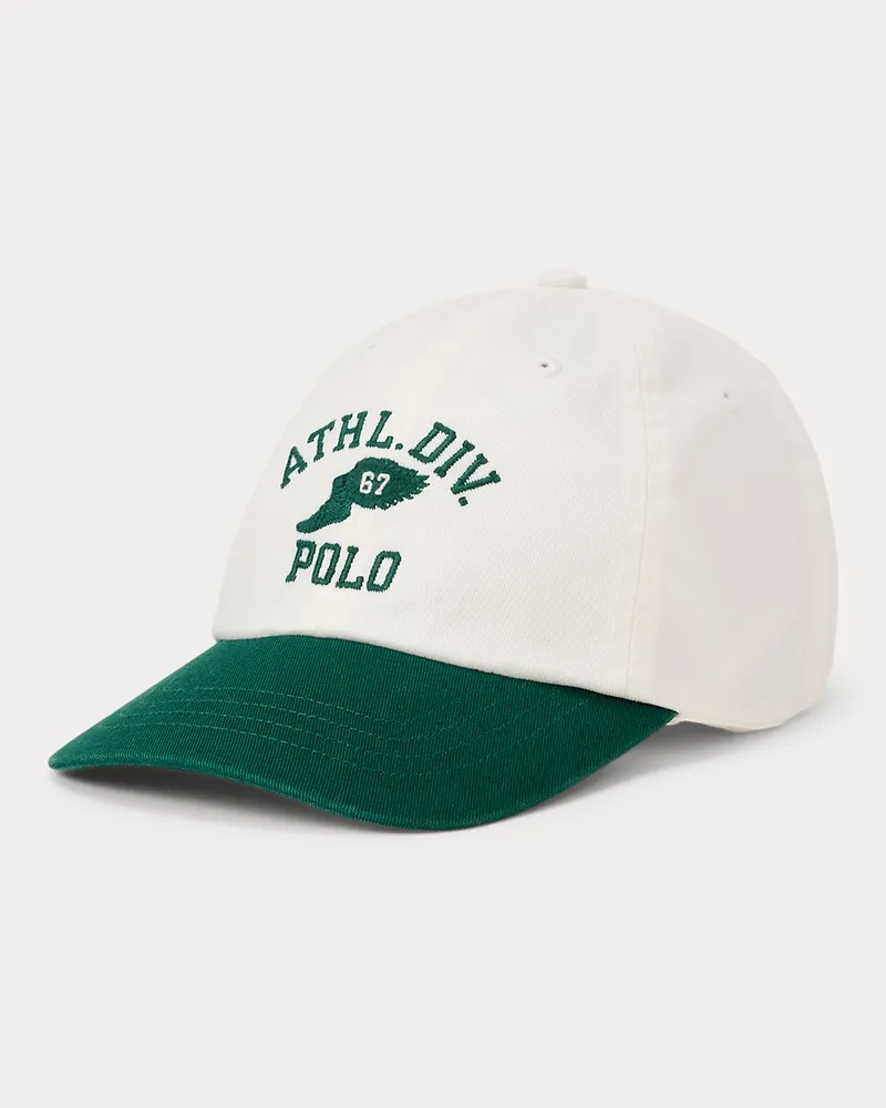 Ralph Lauren Baumwolltwill-Baseballkappe mit Grafik Multi