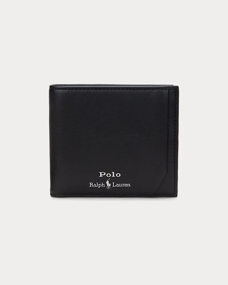 Ralph Lauren Brieftasche aus geschmeidigem Leder Black