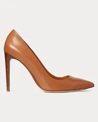 Ralph Lauren Pumps Celia aus Kalbsleder Gold