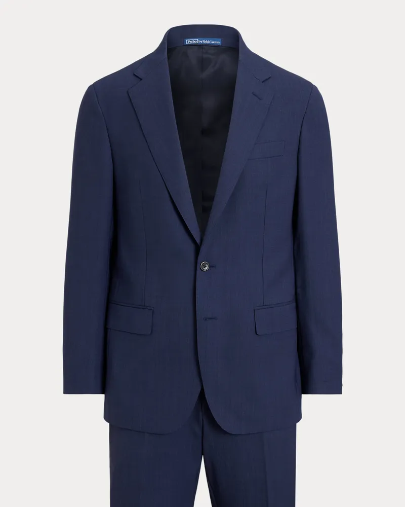 Ralph Lauren Tailored-Fit Polo-Nailhead-Anzug Blue