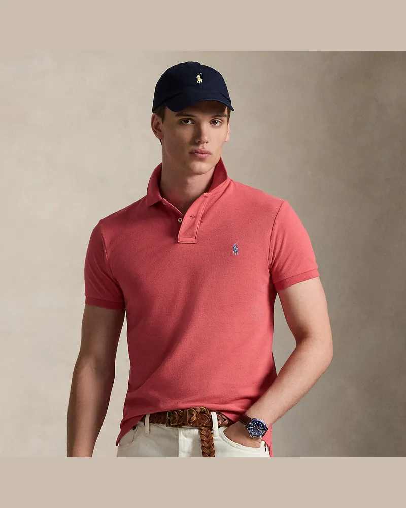 Ralph Lauren Slim-Fit Poloshirt aus Piqué Red