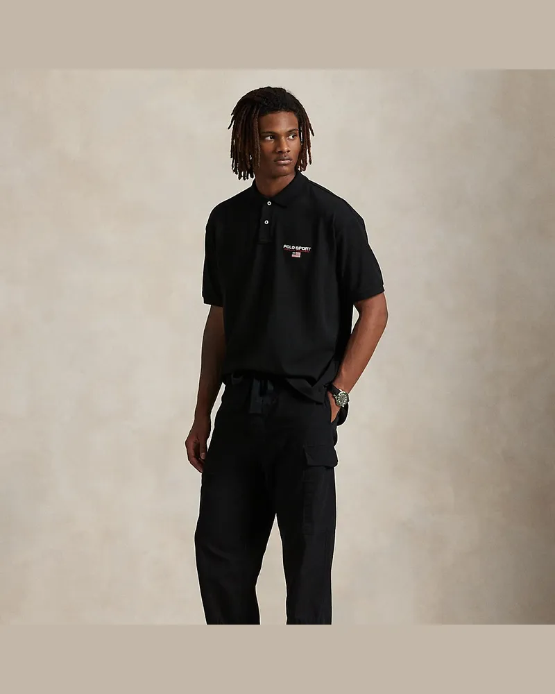 Ralph Lauren Das Big-Fit Poloshirt Black
