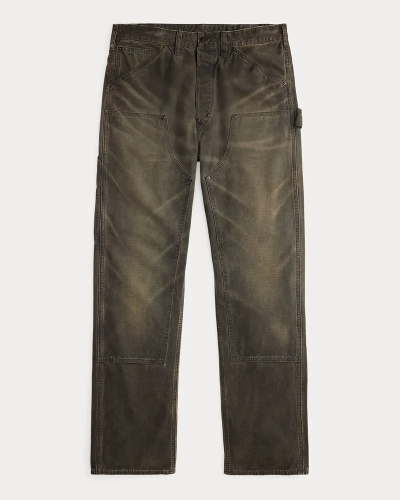 Ralph Lauren Engineer-Fit Segeltuch-Zimmermannshose Black