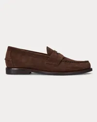 Ralph Lauren Pennyloafer Alston aus Wildleder Brown