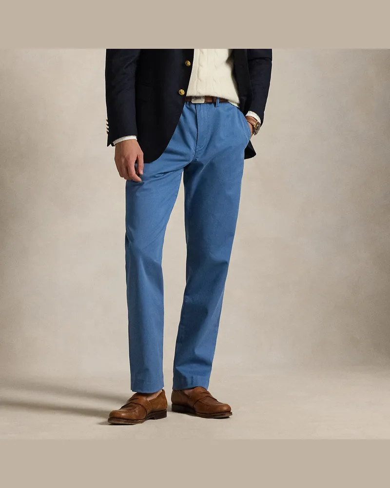 Ralph Lauren Stretch-Straight-Fit Chinohose Bedford Blue