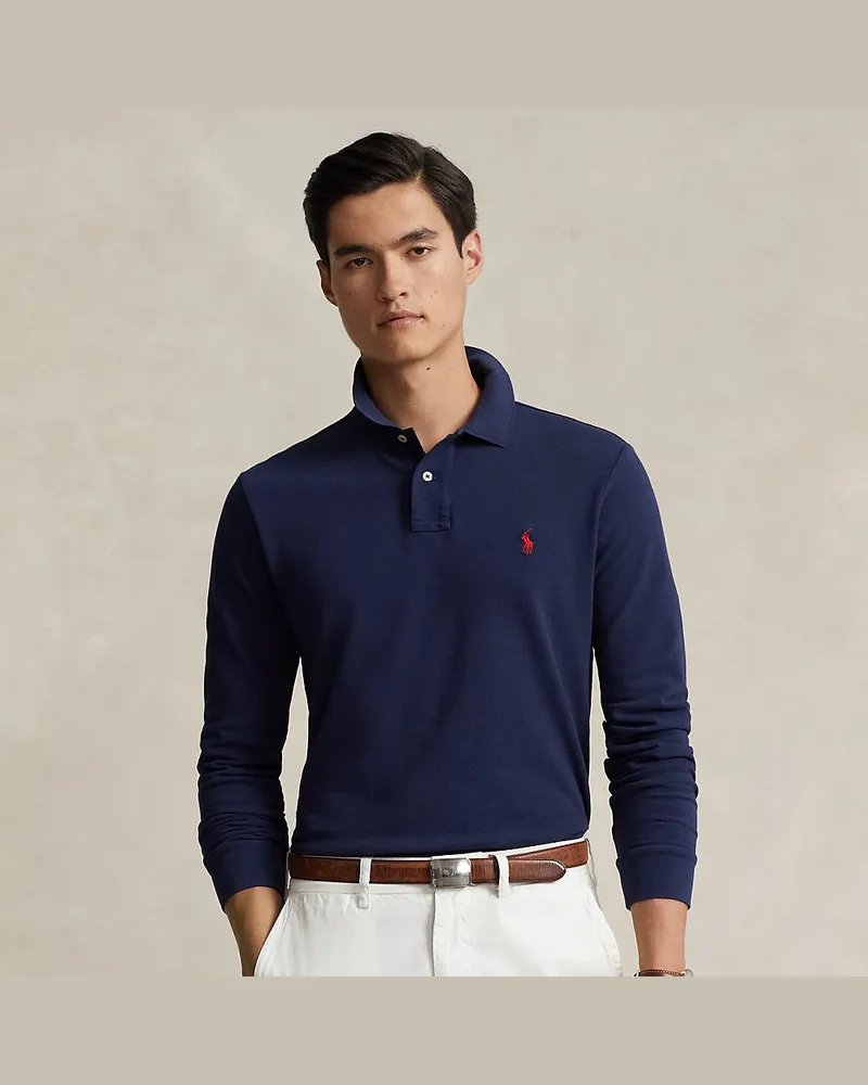 Ralph Lauren Custom-Slim-Fit Piqué-Poloshirt Multi