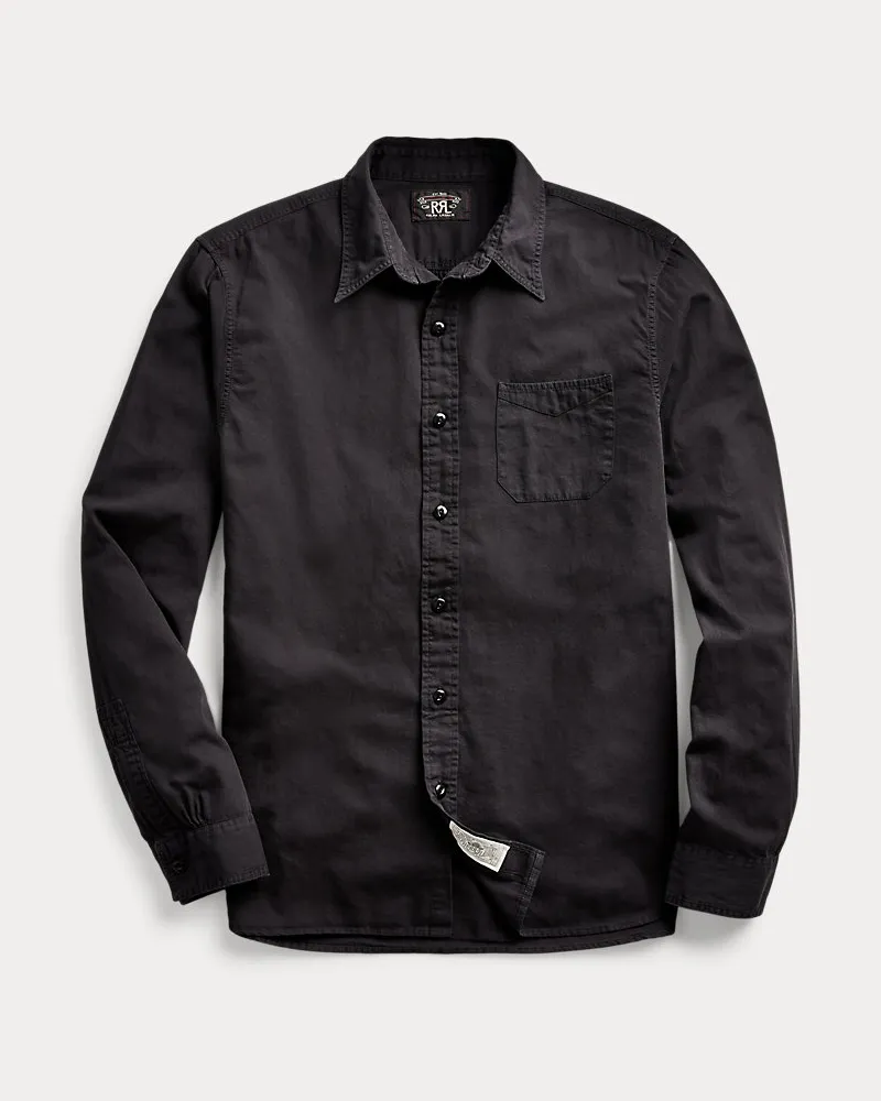 Ralph Lauren Arbeitshemd aus Twill Black