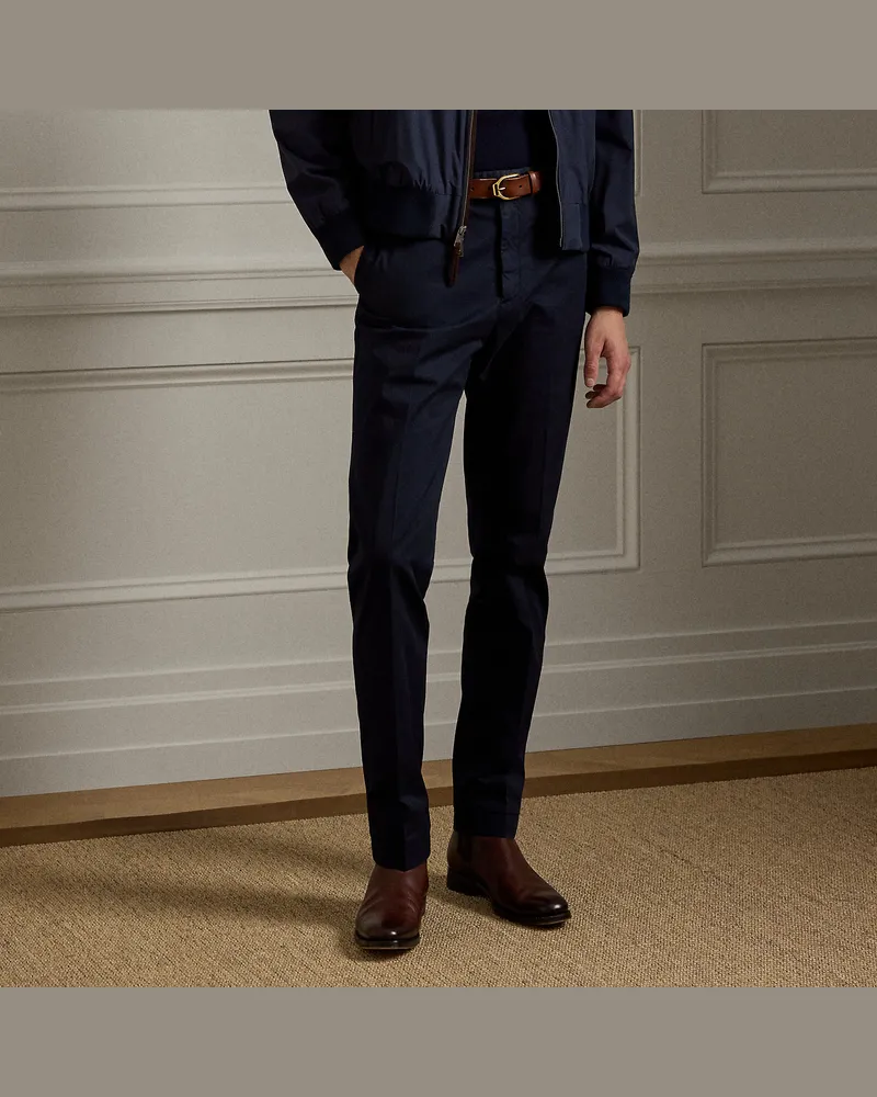Ralph Lauren Slim-Fit Stretch-Chinohose Blue