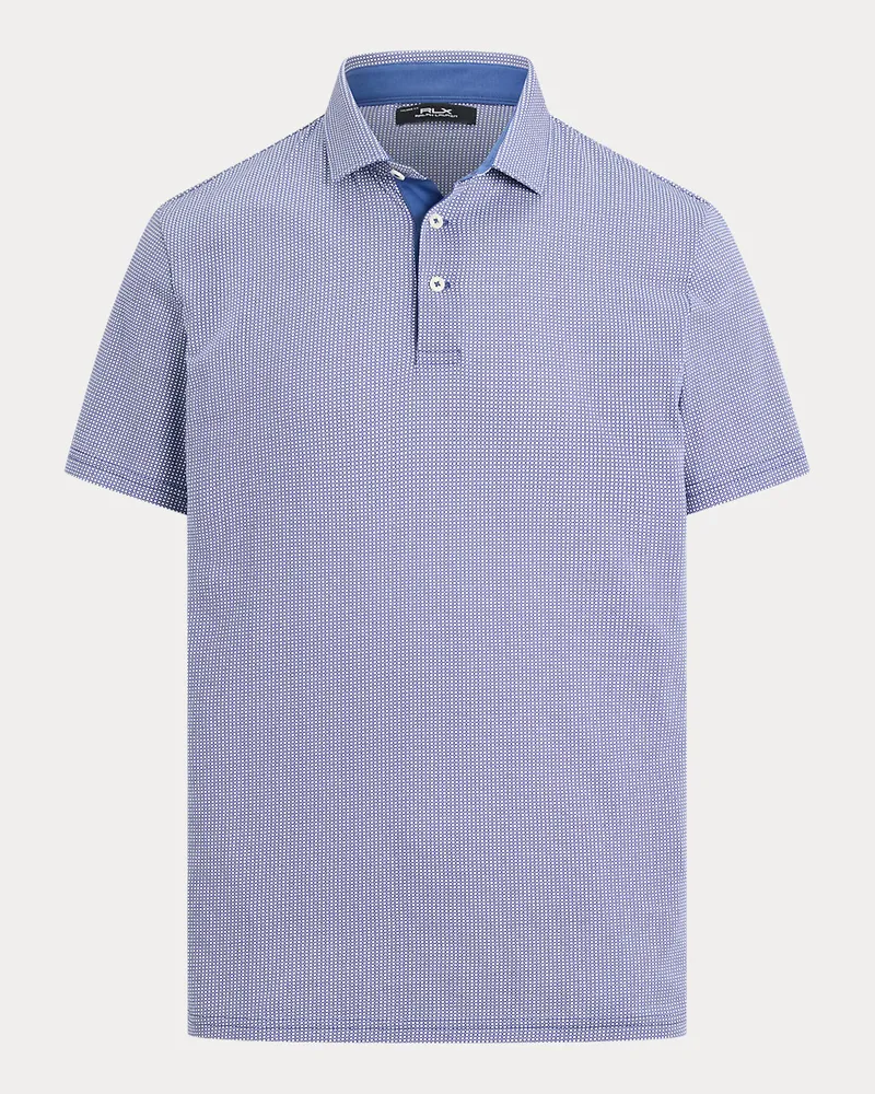 Ralph Lauren Tailored-Fit Performance-Poloshirt Blue