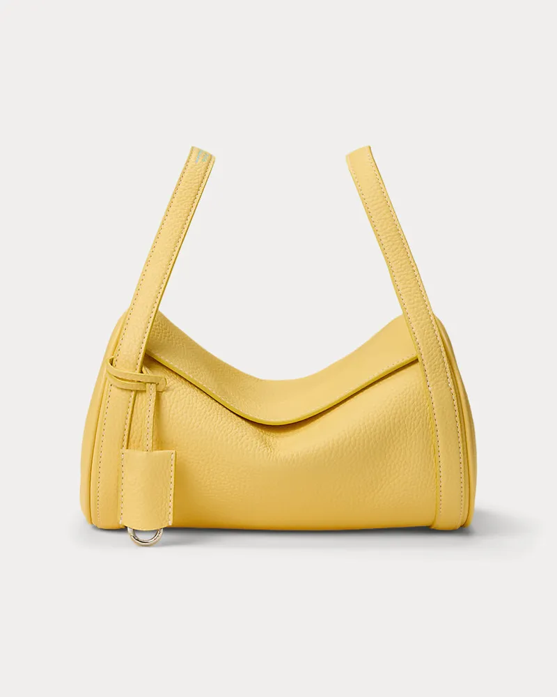 Ralph Lauren Reisetasche Polo Play aus Leder Yellow