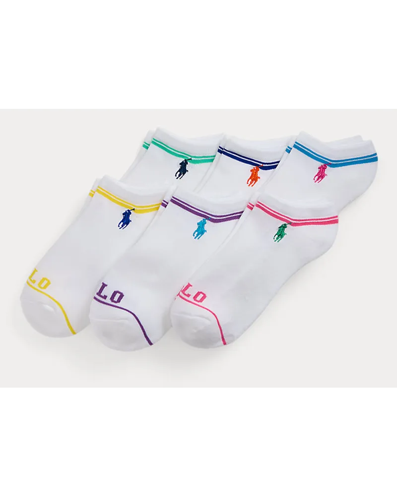 Ralph Lauren 6er-Pack Kurzsocken mit Logo Multi