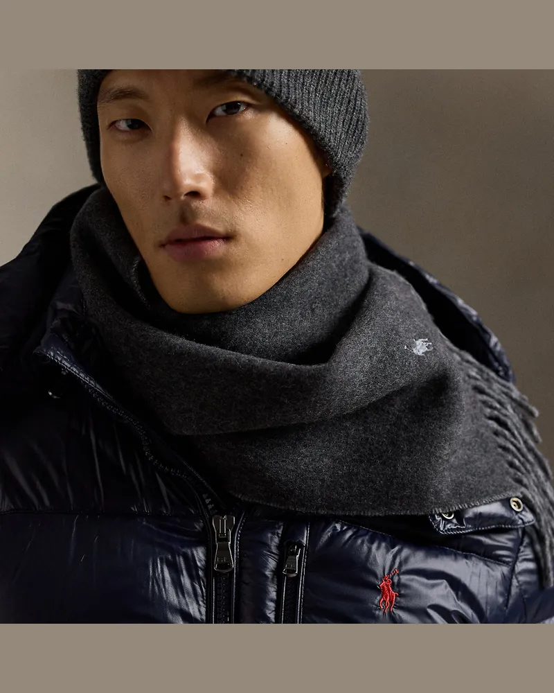 Ralph Lauren Wendbarer Schal aus Wollmischung Grey