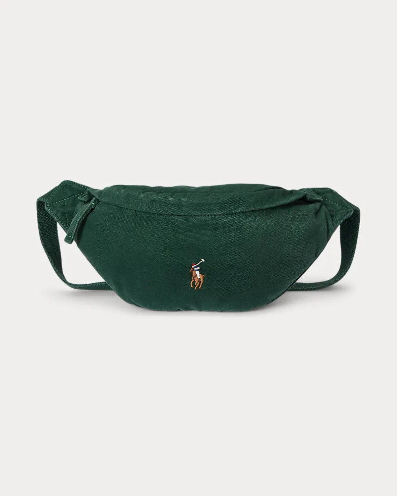 Ralph Lauren Hüfttasche aus Segeltuch Green