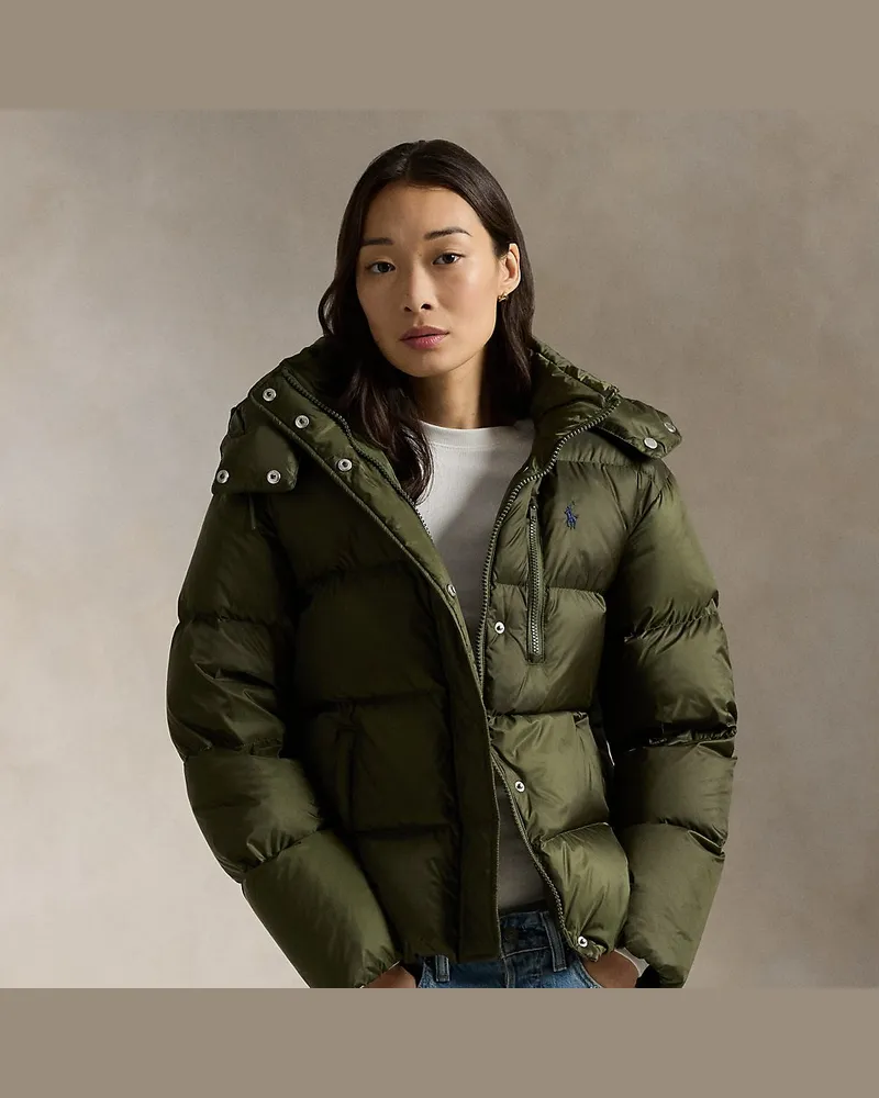 Ralph Lauren Wasserabweisende Daunen-Steppjacke Green