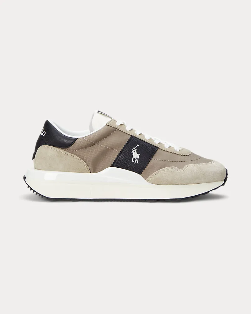 Ralph Lauren Wildleder-Oxford-Sneaker Train 89 Natural