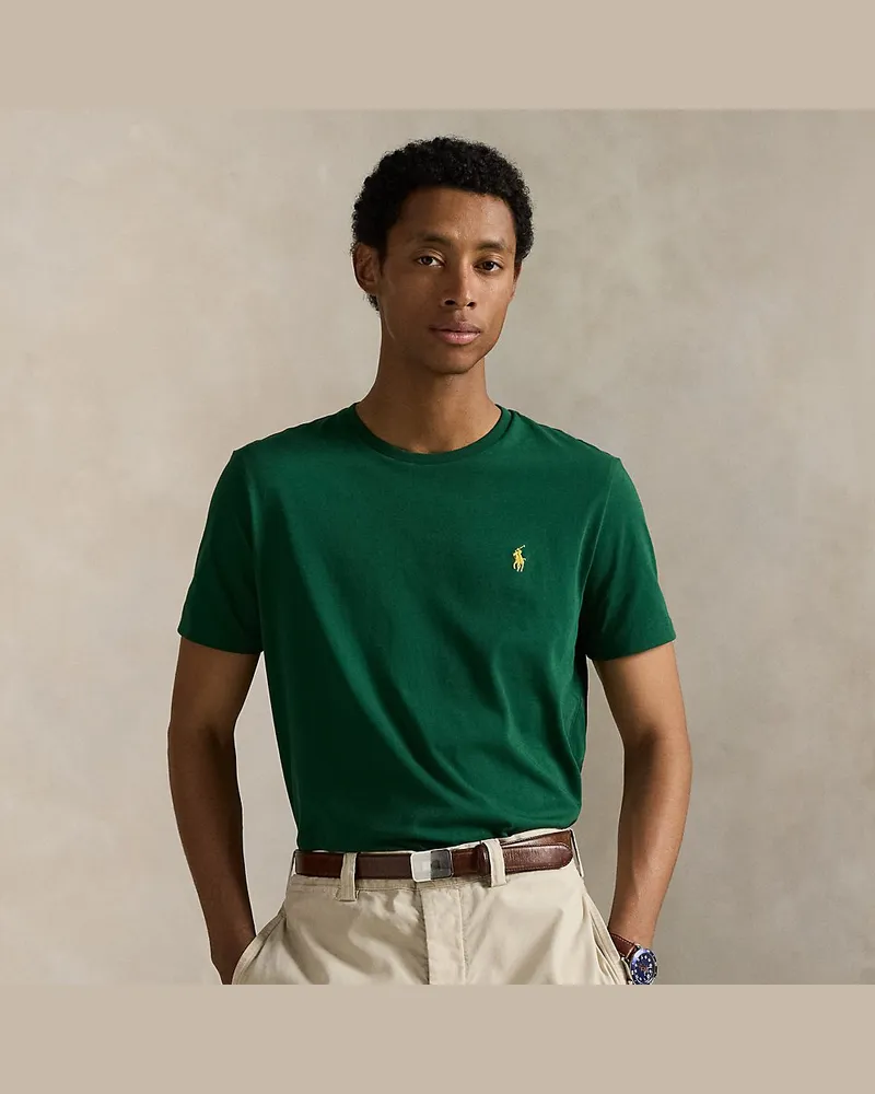Ralph Lauren Custom-Slim-Fit Jersey-T-Shirt Green