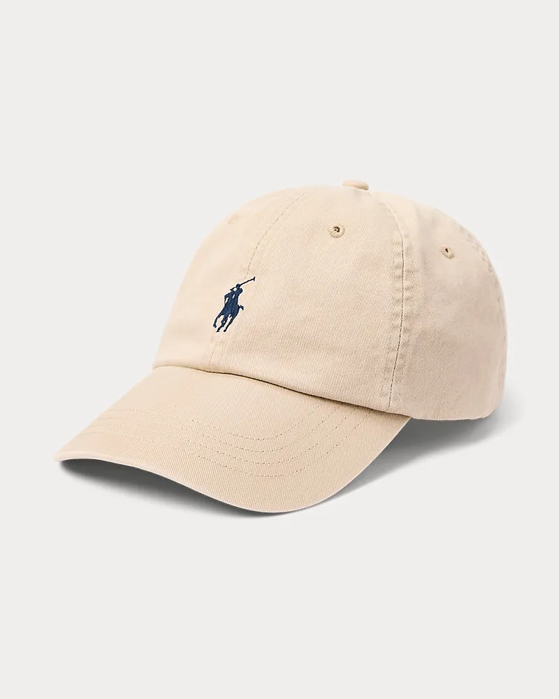Ralph Lauren Baseballkappe aus Baumwollchino Brown