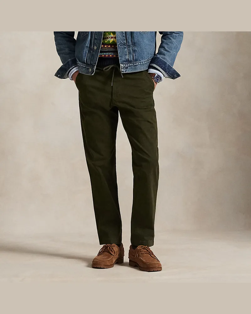 Ralph Lauren Classic-Fit Stretchhose Polo Prepster Green