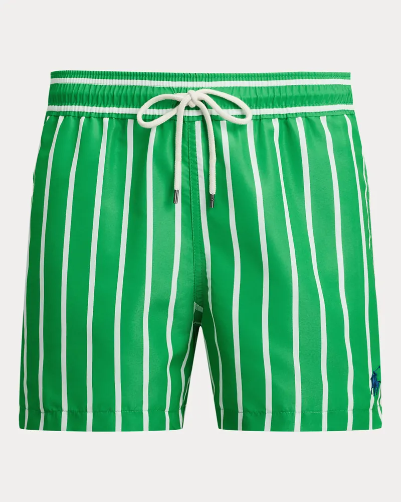 Ralph Lauren Slim-Fit Badeshorts Traveler Green
