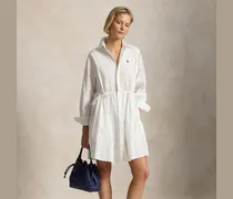 Baumwoll-Hemdkleid mit Tunnelzug