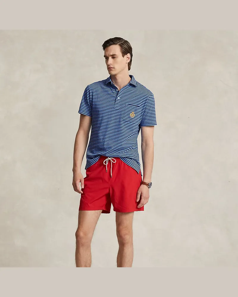 Ralph Lauren Klassische Badeshorts Traveler Red