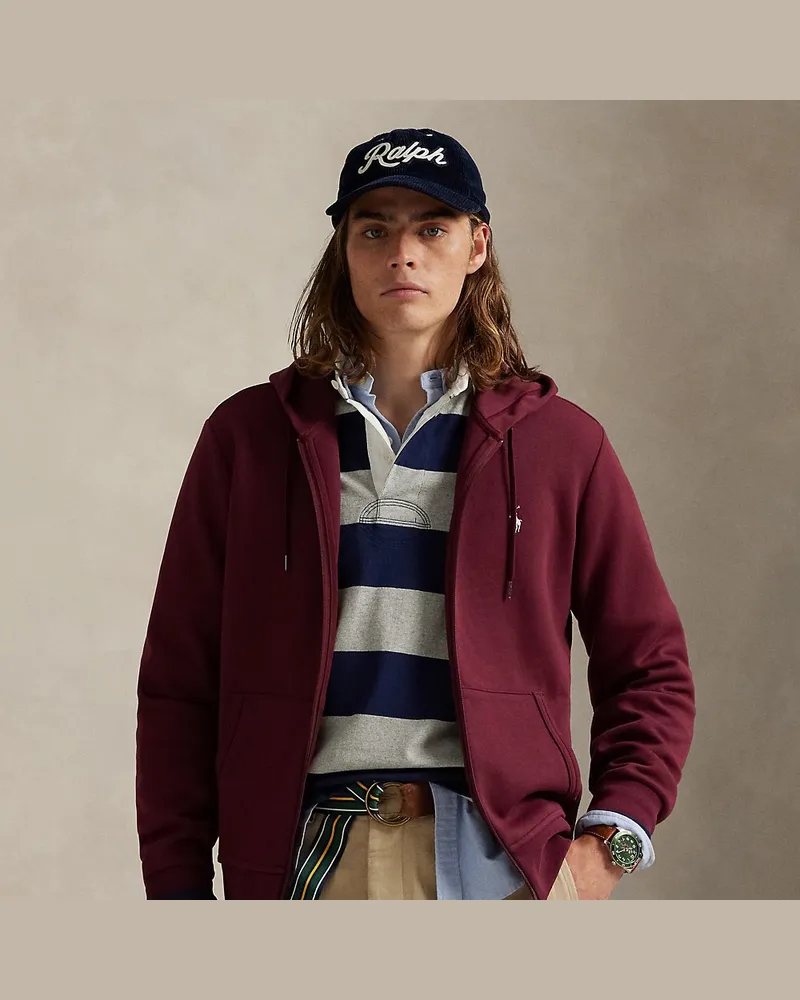 Ralph Lauren Doppellagige Kapuzenjacke Red