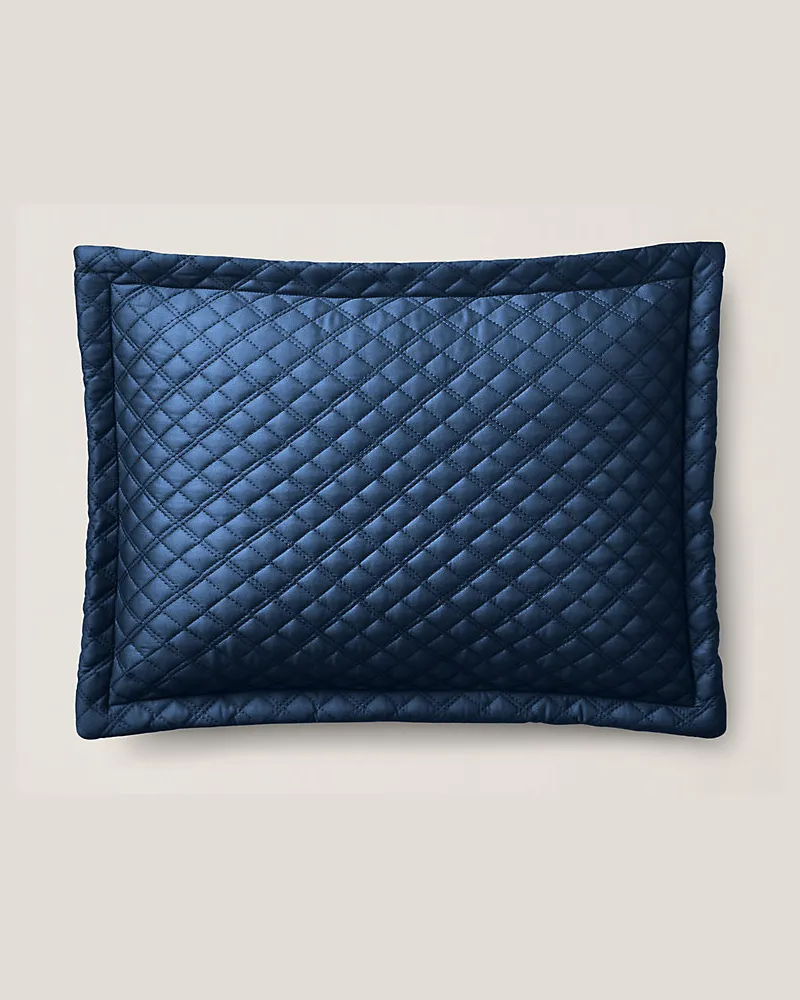 Ralph Lauren Home Wurfkissen aus Atlas mit Argyle-Muster Blue