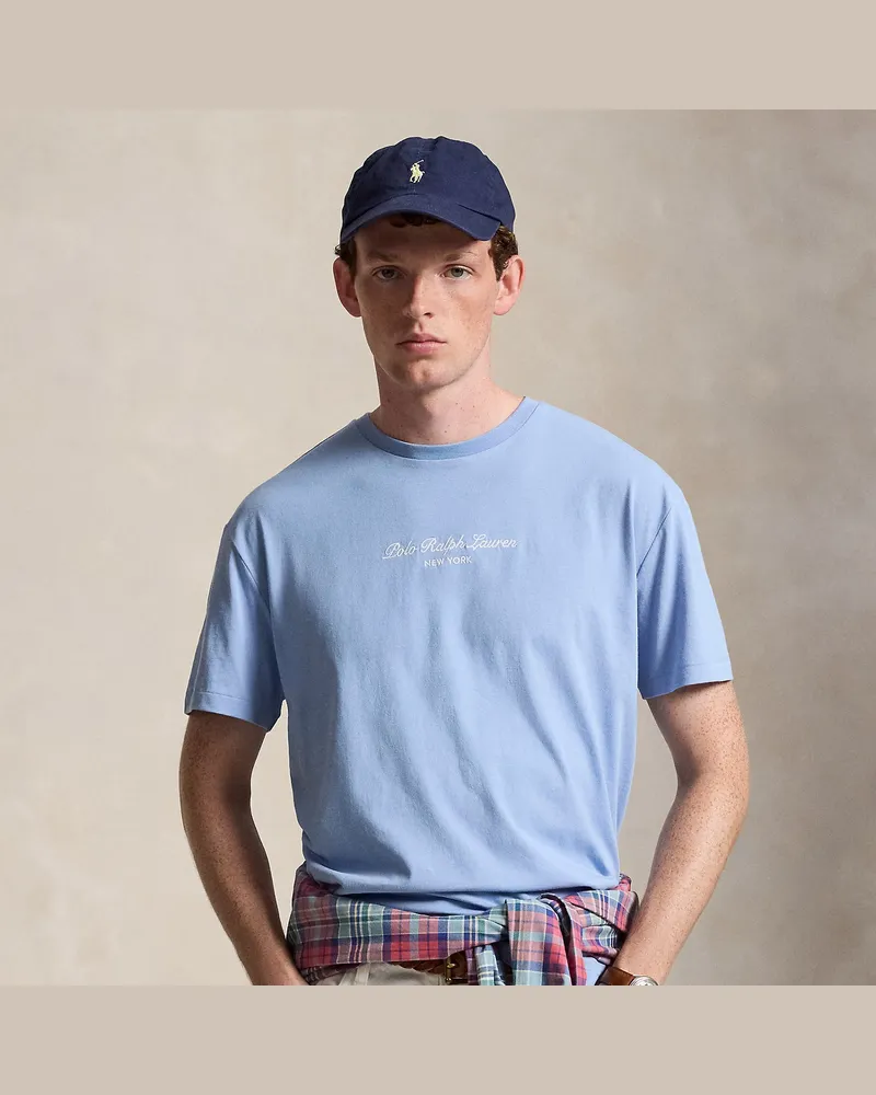 Ralph Lauren Classic-Fit Jersey-T-Shirt mit Logo Blue