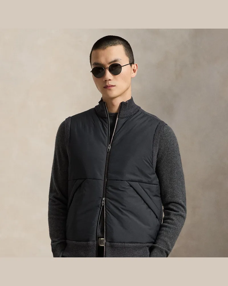 Ralph Lauren Performance-Hybrid-Pullunder Grey