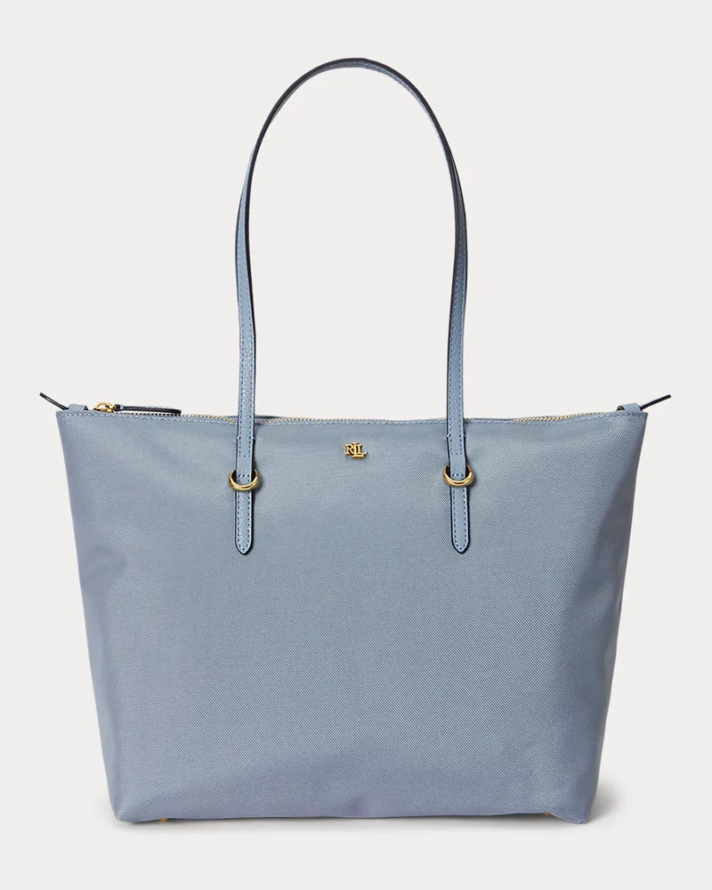 Ralph Lauren Mittelgroße Nylon-Tragetasche Keaton Blue