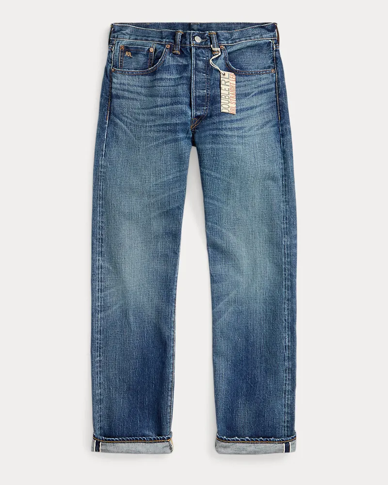 Ralph Lauren Straight-Fit Selvedge-Jeans Hillsview Blue