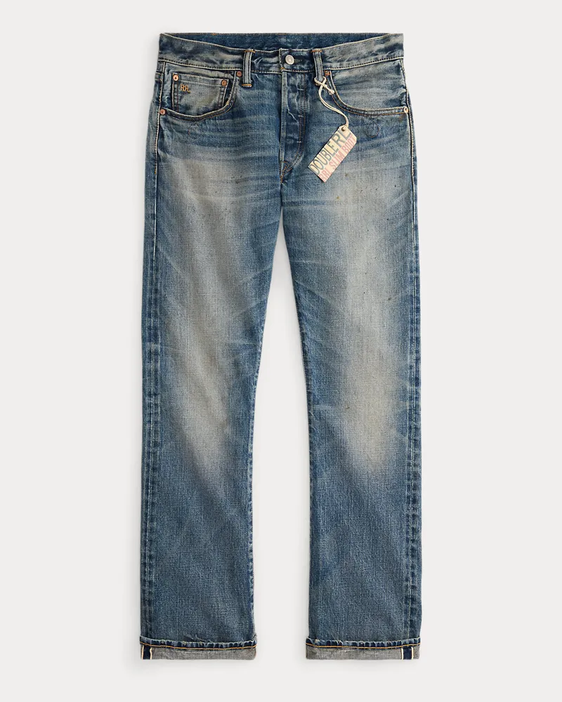 Ralph Lauren Slim-Fit Bootcut-Jeans Briarfield Blue