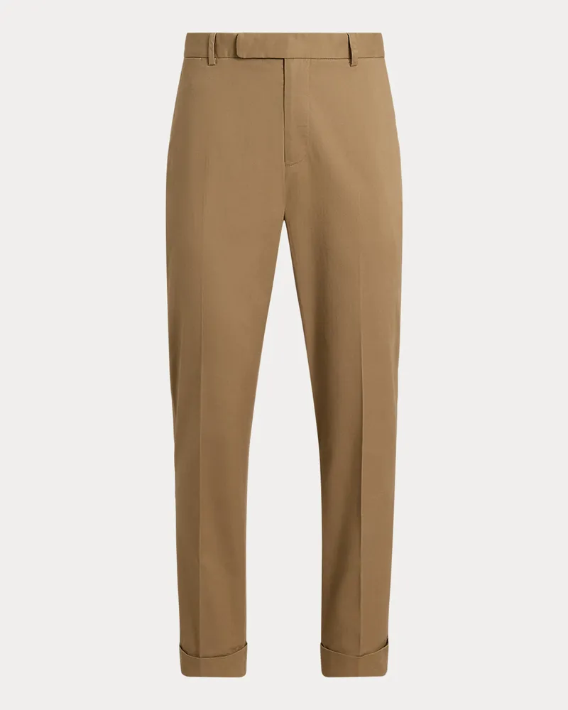 Ralph Lauren Anzughose aus Stretchchino Tan