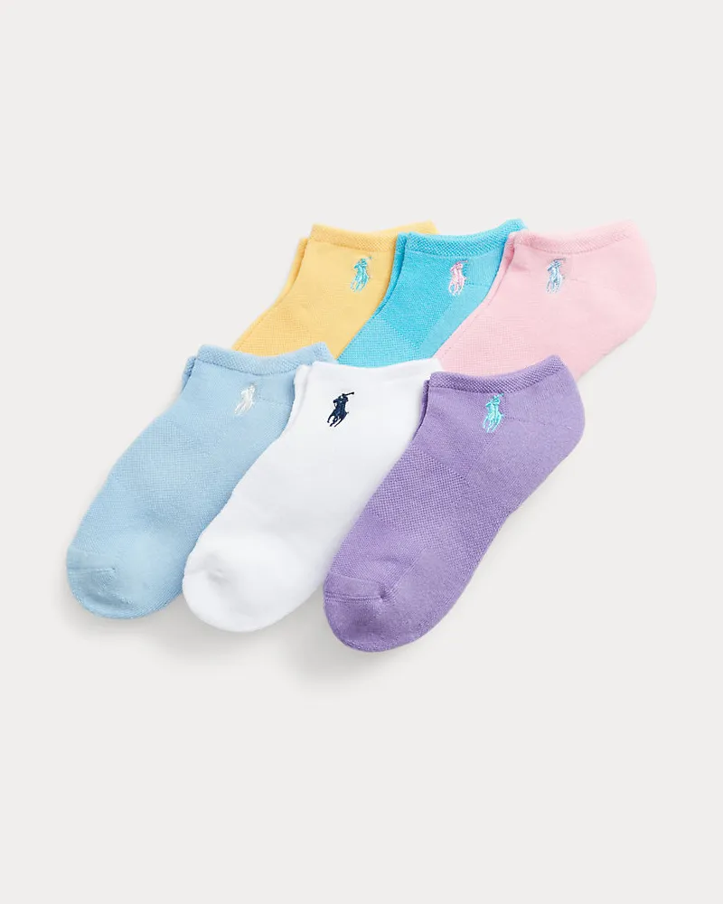Ralph Lauren 6er-Pack Kurzsocken Black
