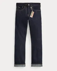 Ralph Lauren Slim-Fit Selvedge-Bootcut-Jeans Blue