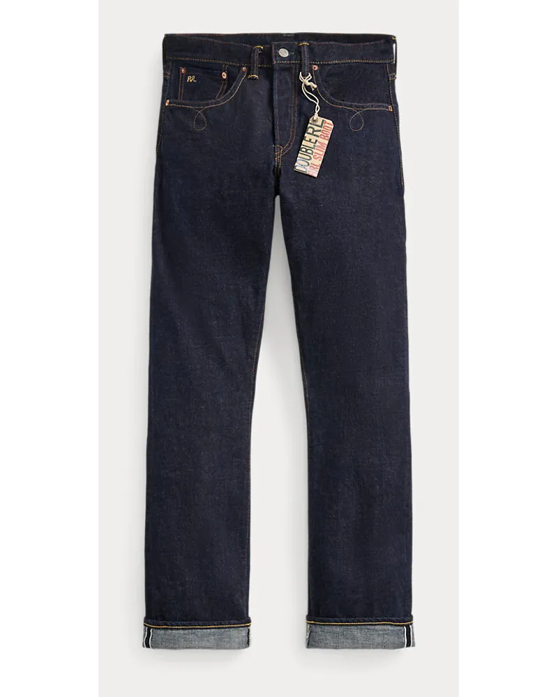 Ralph Lauren Slim-Fit Selvedge-Bootcut-Jeans Blue