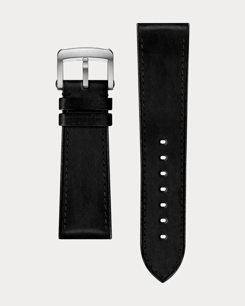 Ralph Lauren 23 x 20 Sporting-Armband, Kalbsleder Black