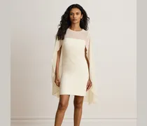Cape-Cocktailkleid aus Georgette