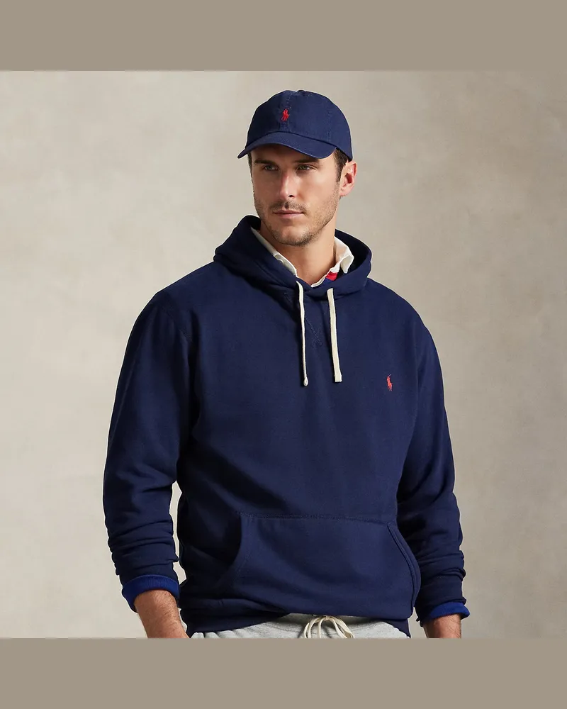 Ralph Lauren Große Größen - Das RL-Kapuzenshirt aus Fleece Blue