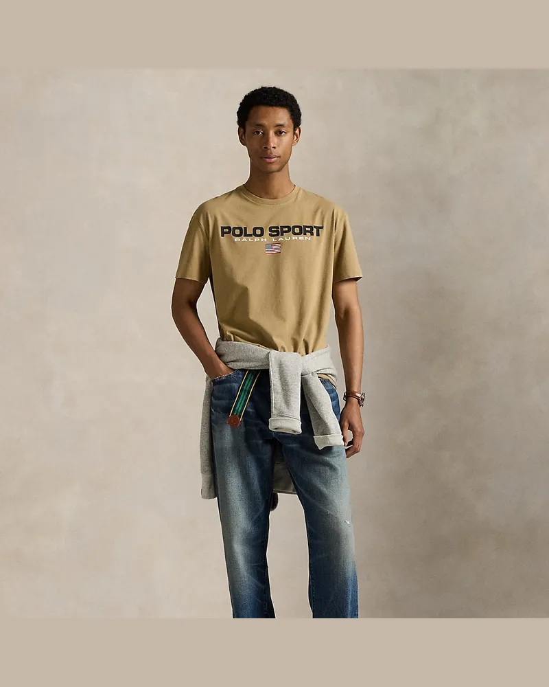Ralph Lauren Classic-Fit T-Shirt Polo Sport Tan